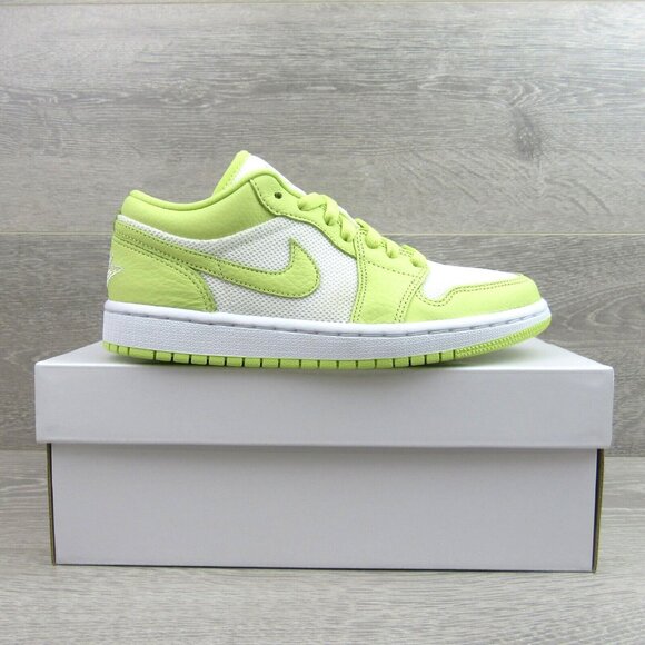 Air Jordan 1 Low SE Summit White Limelight Womens Size 7 NEW - Picture 2 of 14